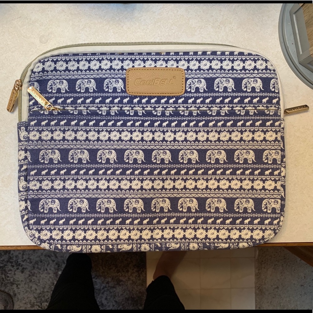 Elephant Print Laptop Case